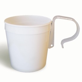 Doey's Church Pew Clip & Flower Vase Made in USA Double as Wedding Ceremony & Reception Decorations (6-Pack) Secure Fresh Floral Arrangements to Pew End, Bench, Chair. Reuse Flowers on Tables