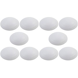 Danto® Pack of 10 Door Bumms White Diameter 60 mm Height 15 mm Plastic