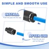 PATIKIL 6 x Hose Quick Release Cap, 4 mm (1/6