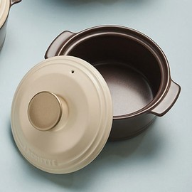 Laciete Gempot Gold Edition Safe Bottom Crack-Free Earthen Pot 14cm, 14cm / 라씨에뜨 젬팟 골드에디션 안심바닥 무균열 뚝배기 14cm, 14cm