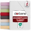 DarBene Fitted Sheet 90 x 200 cm Premium, 100% Premium