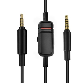 Hizsoaor MMX 300 2nd Gen Replacement Cable Cord for Beyerdynamic MMX 300 2nd Generation Gaming Headset, Volume Control Inline Mute, Plug and Play Twisted Pair OFC Copper Wire(4.3Ft / 1.3m)