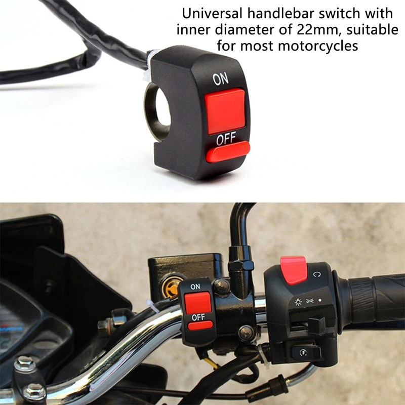 Universal Motorcycle Tuning Part Handle Switch, ON/Off Switch, Motorcycle Handlebar