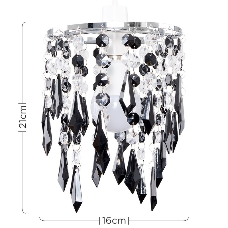 Elegant Chandelier Design Ceiling Pendant Light Shade with Beautiful Black