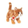 Teddy Hermann 90682 Katze 20 cm, Kuscheltier, Plüschtier, rot getigert
