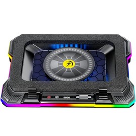 AICHESON Almohadilla de refrigeración turbofan para portátiles de juego con caída de temperatura de 10°C-35°C, soporte de espuma completamente sellado