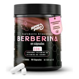 Berberina HCL 500 mg con Crcuma, Vinagre de Manzana y Canela  Glucosa Frmula Natural Bienestar Metablico  BPN PRO, Cpsulas                            