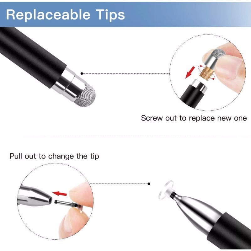 Me & Ko Stylus Pens for Touch Screens, LezGo Disc