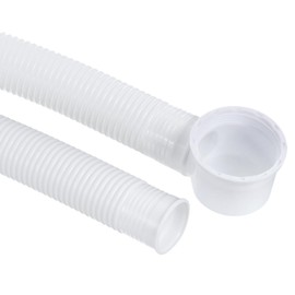 YOKIVE Bathtub Drain Pipes, Expandable Waste Drain | Tubes Flexible Drainage Hose Great for Bathroom Shower (White, 3.9-Feet)