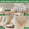6 Pcs Fluorescent Light Covers For Ceiling Lights Classroom With