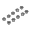 10PCS Black Coating Carbide Inserts Round CNC Turning Milling Inserts