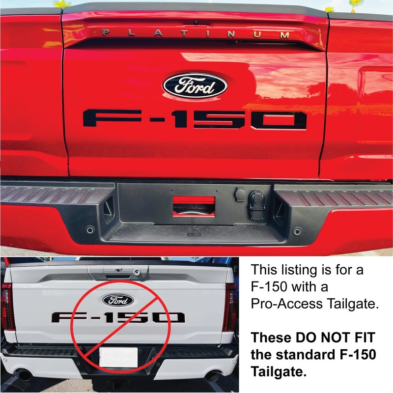 Eurosport Daytona- Compatible with 2024-Current, Ford F150 Pro Access Tailgate