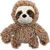 SPOT Fun Sloth Plush Dog Toy Assorted Colors 7"