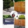 8 Inch Gate Wheel, Heavy Duty 600LB Capacity for Metal