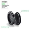 2 Inch Rubber Grommets for Wiring, 1-5/8 in ID, Double-Sided