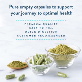 PureCaps USA - Empty Vegetarian Vegan Pullulan Pill Capsules Size 0, 5,000 Empty Separated Pullulan Pills, Clear, Non-GMO Certified, SLS Free, Gluten Free, Preservative Free Pill Capsules