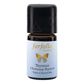 FARFALLA Thyme, Chemotype Thymol, Organic, Grand Cru, 5 ml (Pack of 1)