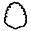 Pinecone Cookie Cutter with Easy to Push Design (3.5)