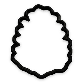 Pinecone Cookie Cutter with Easy to Push Design (3.5)