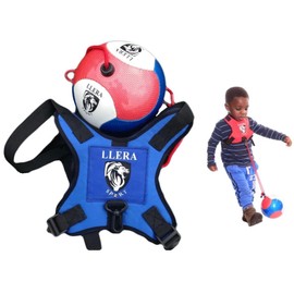 Llera SPort Football Training Toy for Kids 2-6 YO | Adjustable Skill Ball for Juggling & Football Skills Development | Great Birthday Gift for Toddlers | Ball Size 2 Included