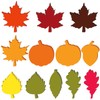 Seajan 200 Pcs Paper Leaves Fall Leaf Cutouts for Craft