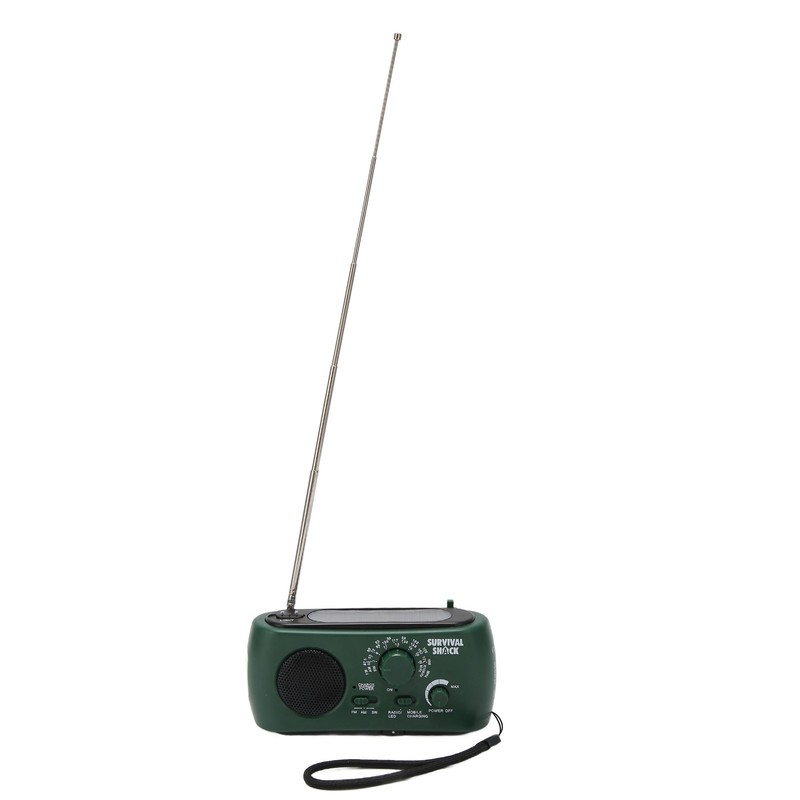Hand Crank Radio Portable Practical LED Torch Outdoor Multi Band