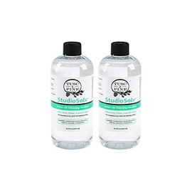 Tusc & Pine StudioSolv™ Odorless Mineral Spirits - Purified Odor-Free Spirit Solvent for Thinning Oils, Artists, Painting Thinner, Professionals, & More! - [2 Pack - 16.9oz (500ml)]