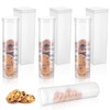 wutfuooo 6 Pcs Plastic Cracker Keeper Small Cracker Storage Containers
