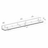 Rok Hardware 12" Heavy Duty Metal Corner Bracket Right Angle