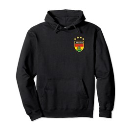 Bolivia Pocket coat of arms national flag Bolivian Pullover Hoodie