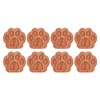 8pcs Essential Oil Car Diffuser Cat Paw Shape Simple Compact