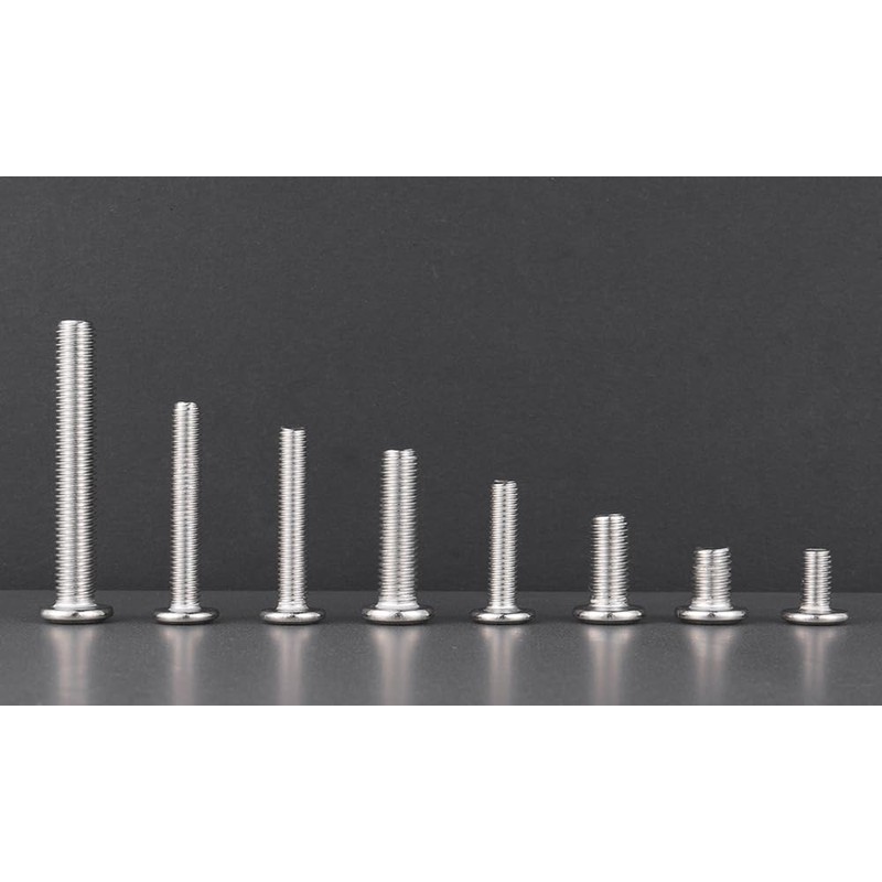 Pack of 20 M6 x 12 Flat Head Screws Stainless