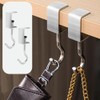 Wefitfix Table Hooks, 2 Pieces, Desk Clamp Hook, Bag Hanger,