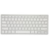 Wireless Keyboard Mini 78 Keys Ultra Thin Portable White Computer