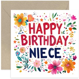 Bcolourful Birthday Card for Niece