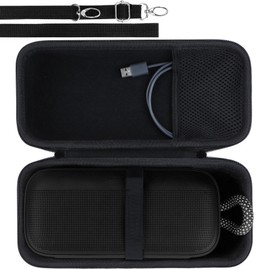 Lebakort Hard Protective Case for Bose SoundLink Plus Speaker (Black)