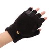 USB Heated Gloves Electric Half Hands Double Sided Heating Warm