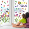Chunnin Tulip Window Clings Stickers Hello Spring Window Clings Decals