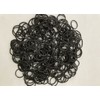 Unbranded 50 PCS SMALL BLACK RUBBER BANDS