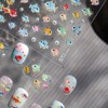 Cute Little Fish Nails Art Sticker 5D Embossed Self-Adhesive Nail