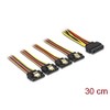DeLOCK Cable SATA 15pin Male to 4 x SATA 15pin