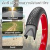26x4.0 Bike Tire for Electric Bikes - Puncture Resistant All-Terrain