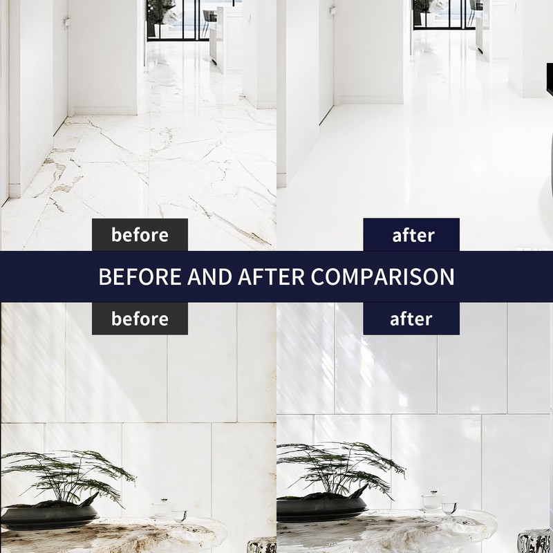 White Tile Paint and Tile Refinishing Kit 32.0 Fl Oz/50-55sq.ft