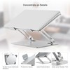 BoYata Laptop Stand, Adjustable Laptop Riser with Slide-Proof Silicone and