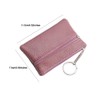 Small Coin Purse,Women's Leather Change Wallet,Mini Zipper Pouch,Lightweight Wallet with