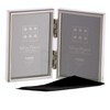 Sixtrees Cambridge 2-400-02 Silver Plated Folding Photo Frame for two