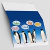 Penguine A4 XXL Thank You Card with Envelope - Premium