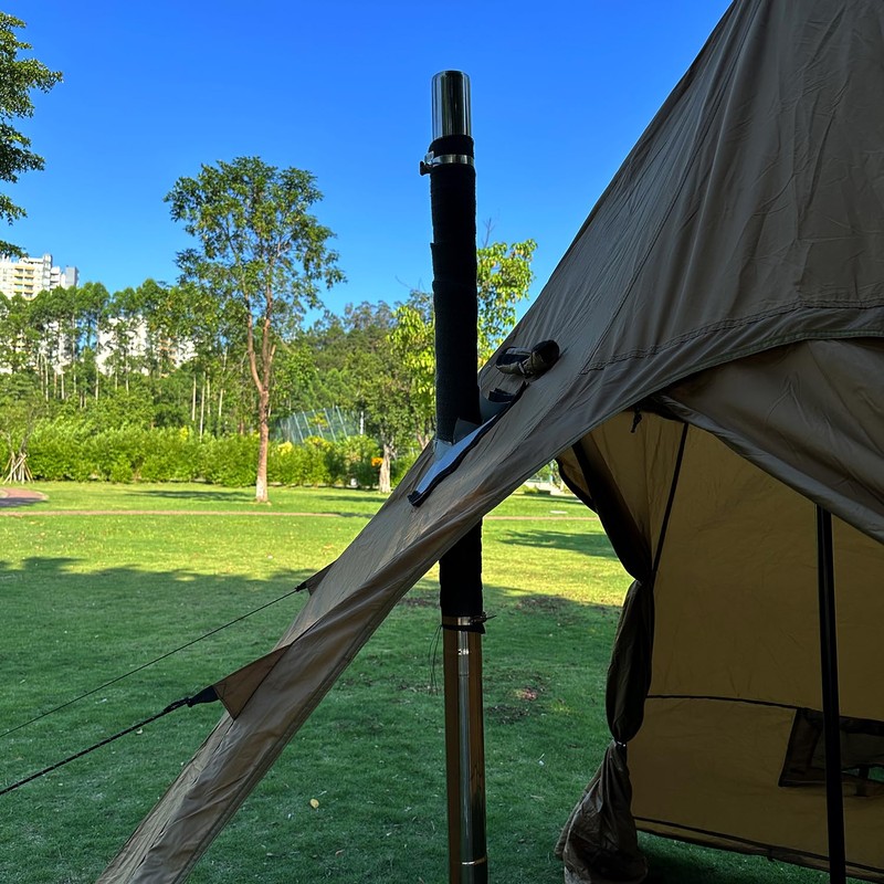 Fireproof Chimney Webbing SoloWilder Anti Scalding Camping Stove Pipe Wrap