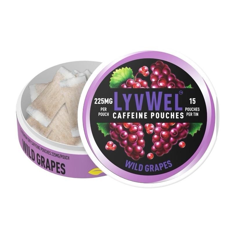 Lyvwel Caffeine Pouch - 225mg Caffeine Energy Drink Pack for