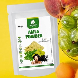 Generic SS Amla Powder 100% Natural, Pure and Chemical Free (175gm, Zipper Pouch) Whole Amla Fruit Powder/Indian Gooseberry Powder for Healthy Hair & Nourishment